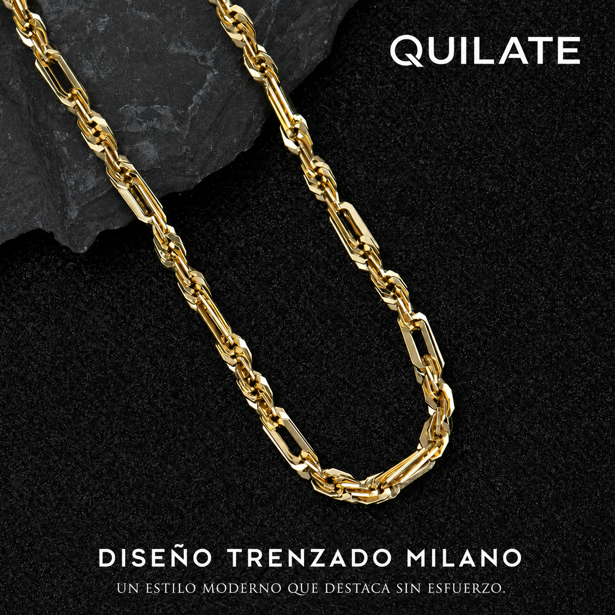 Cadena Cordón Milano en Oro