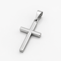 Colgante Cruz Clásico (Plata)