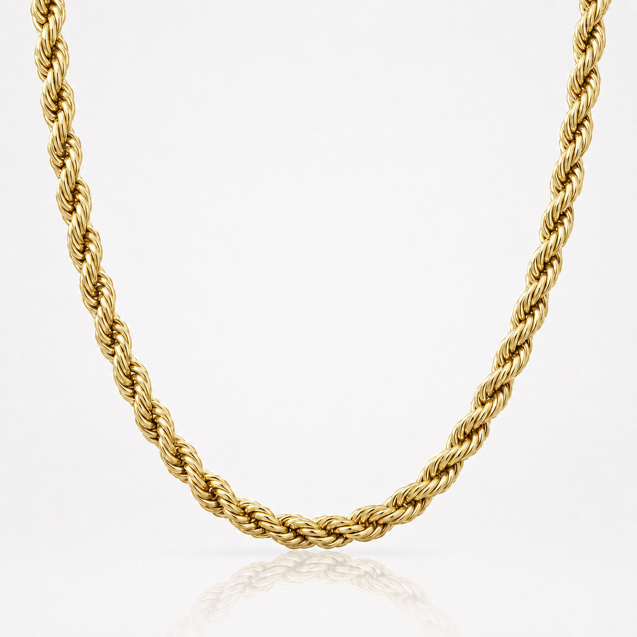 Cadena Cordón con Crucifijo Oro 14K