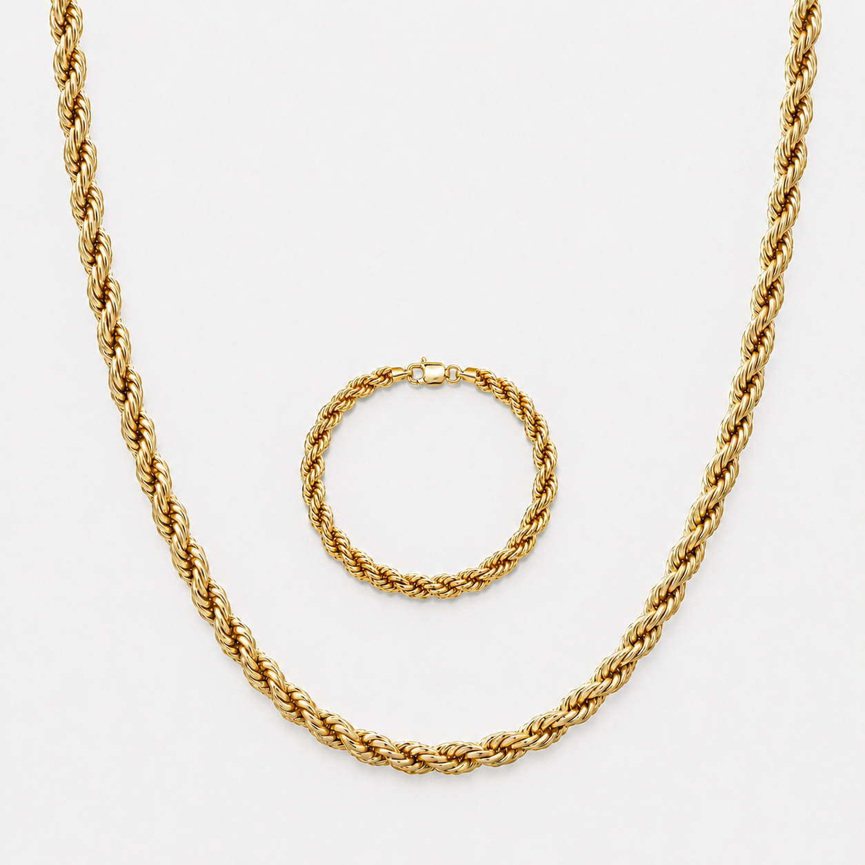 Conjunto Cordón Oro 14K
