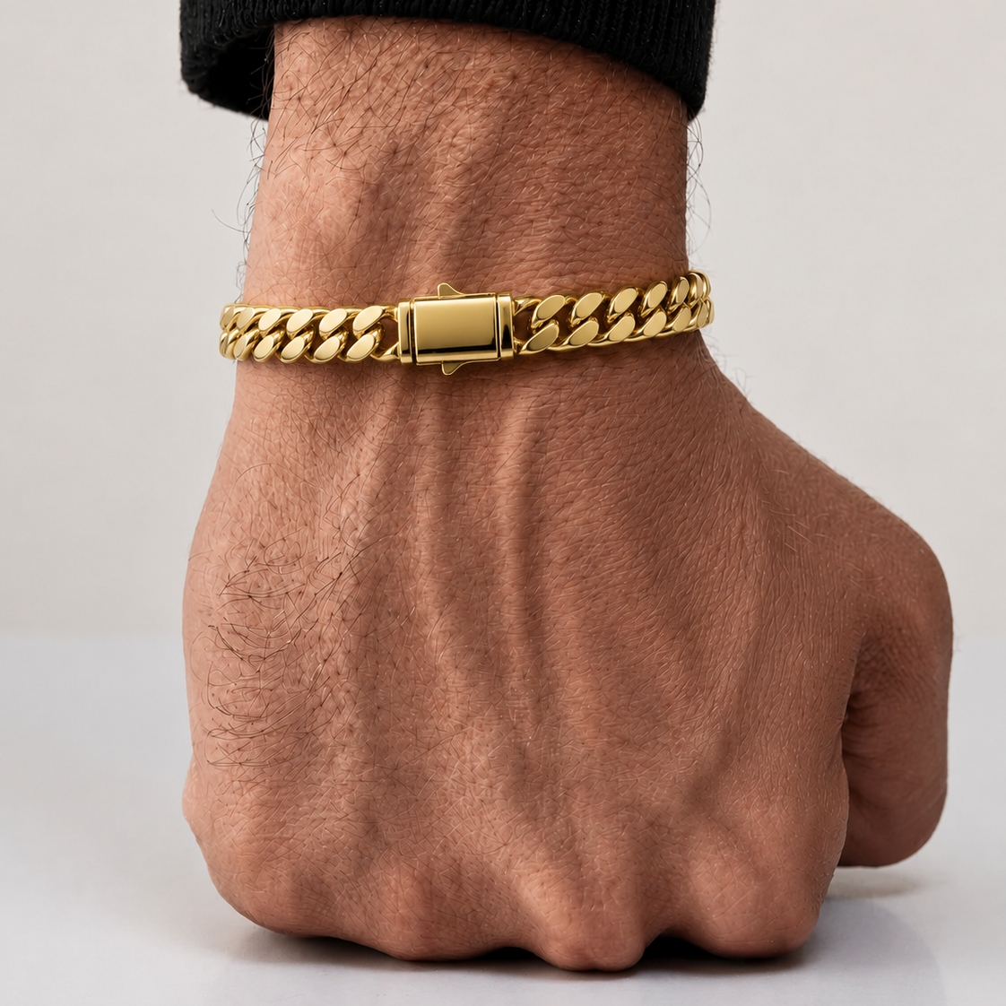 Pulsera Cubana Monaco (Oro)