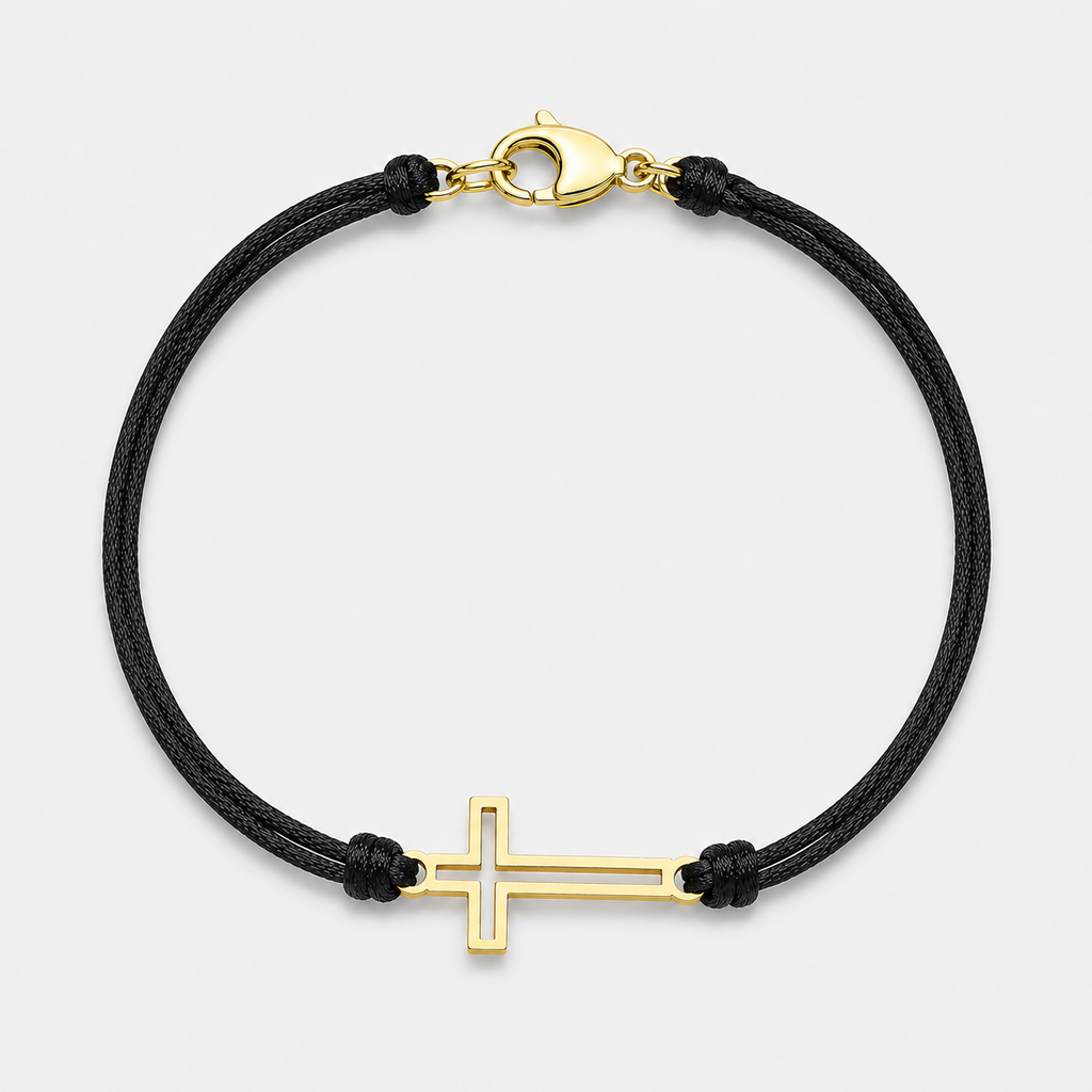 Pulsera Saint Noir Perfilada (Oro)