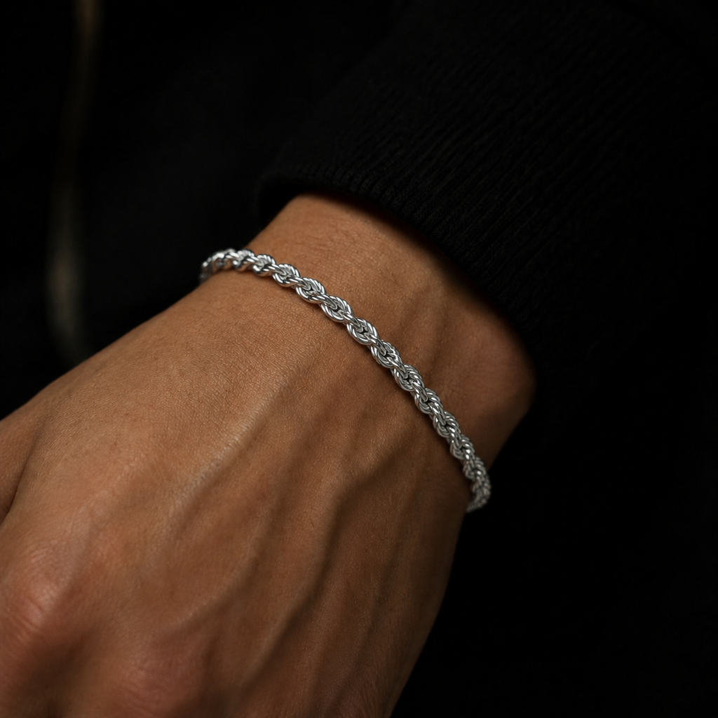 Pulsera Cordón (Plata)