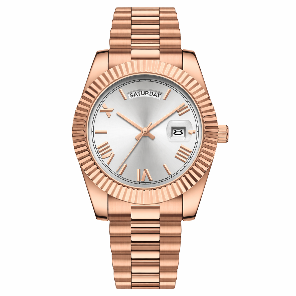 Reloj Quilate Regent (Oro Rosa/Plata)
