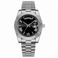 Reloj Quilate Regent (Plata/Negro)