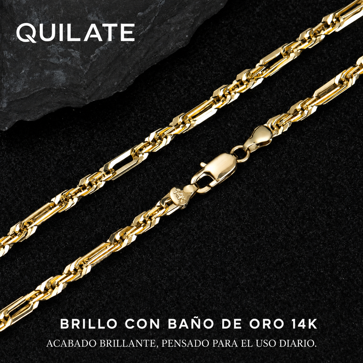 Cadena Cordón Milano en Oro
