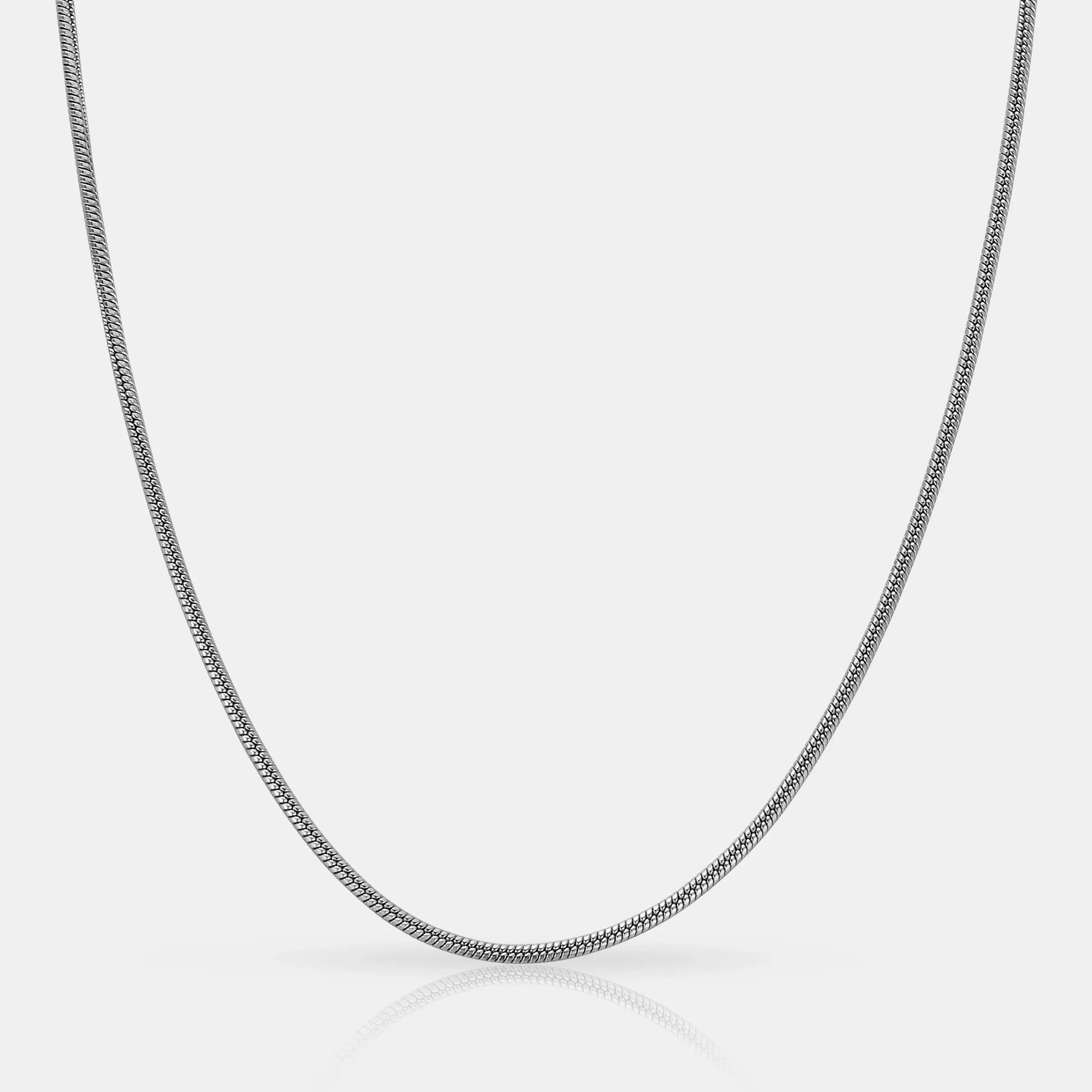 Cadena Serpiente (Plata) 2MM