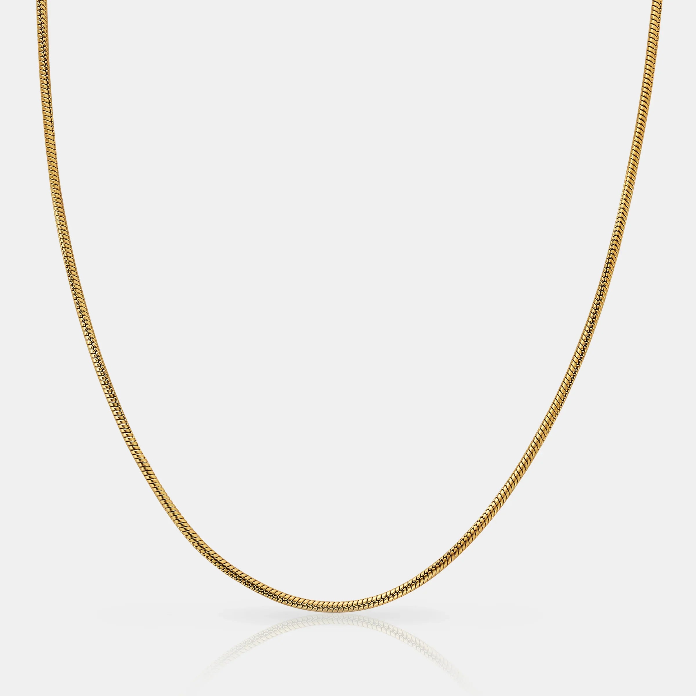 Cadena Serpiente (Oro) 2MM
